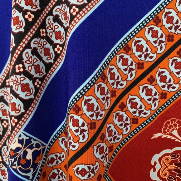 RM LL Women's Dress Size 2X Round Neck Short Sleev - Picture 4 of 7